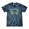Tie Dyed T-shirt - 2025 Allan Nelson Delmarva Swim Association Championships