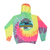 Tie Dyed Hoodie - 2025 Allan Nelson Delmarva Swim Association Championships