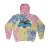 Tie Dyed Hoodie - 2025 Allan Nelson Delmarva Swim Association Championships