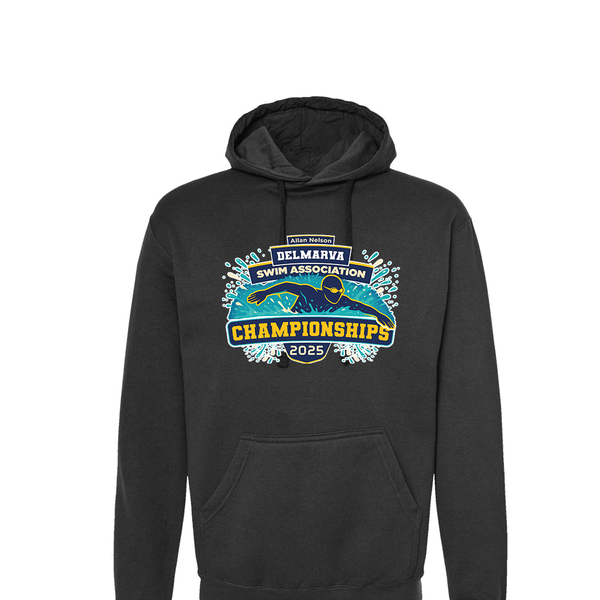 Solid Hoodie - 2025 Allan Nelson Delmarva Swim Association Championships