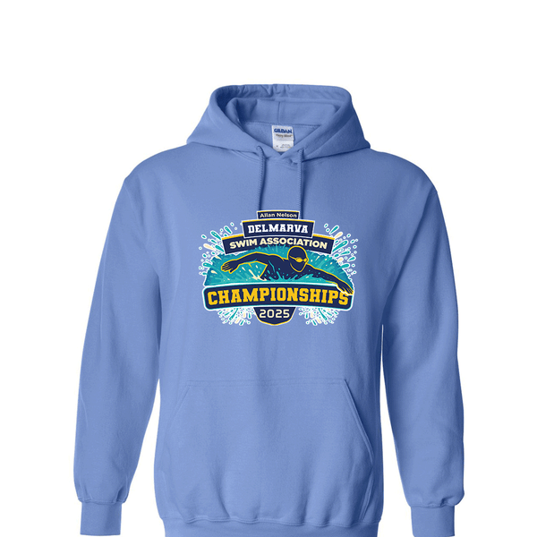 Solid Hoodie - 2025 Allan Nelson Delmarva Swim Association Championships