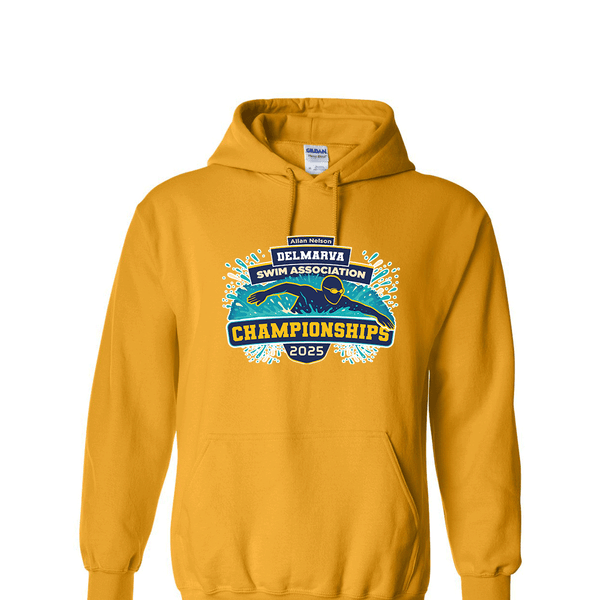 Solid Hoodie - 2025 Allan Nelson Delmarva Swim Association Championships
