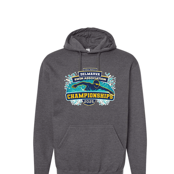 Solid Hoodie - 2025 Allan Nelson Delmarva Swim Association Championships