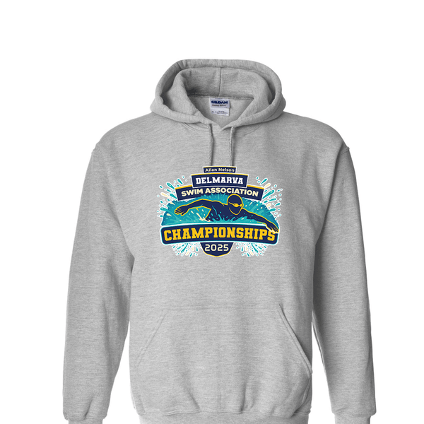 Solid Hoodie - 2025 Allan Nelson Delmarva Swim Association Championships