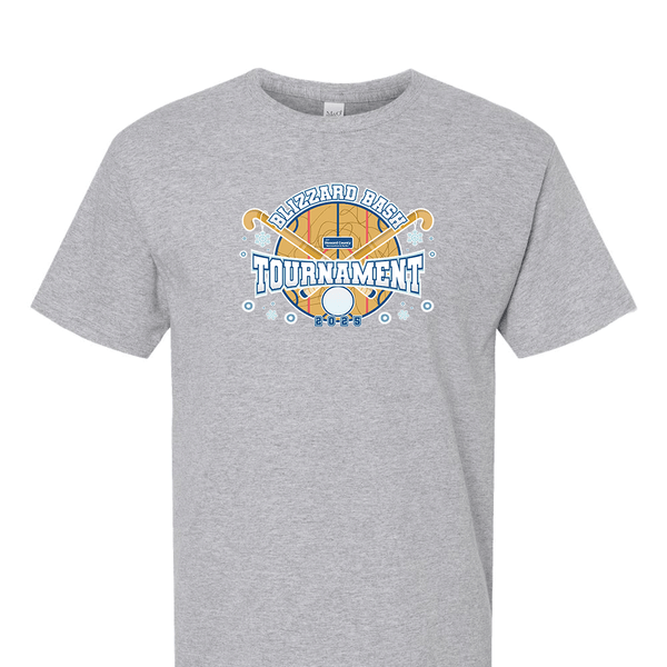 Solid Short Sleeve T-shirt -2025 Blizzard Bash Tournament