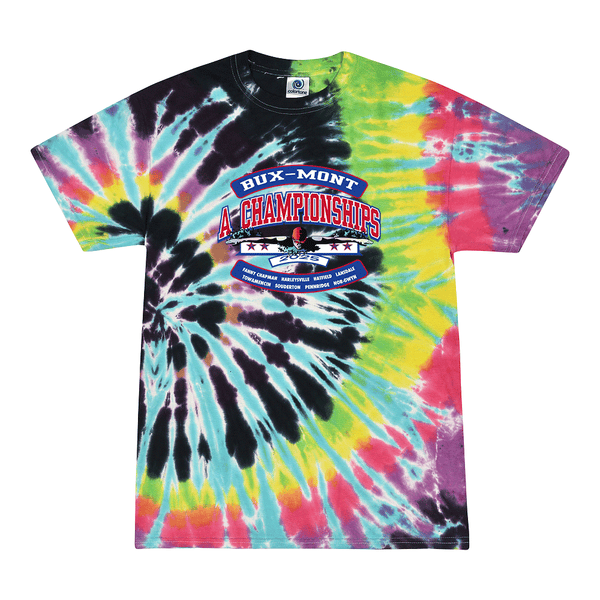 Tie Dyed T-shirt - 2025 Bux-Mont A-Championships