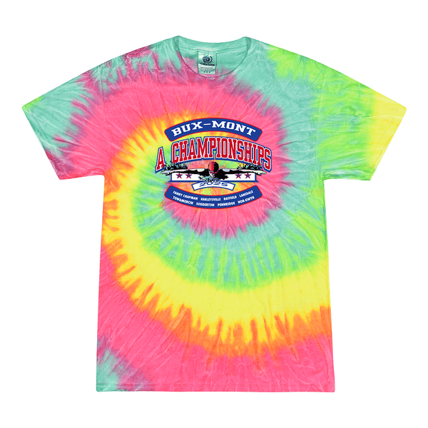 Tie Dyed T-shirt - 2025 Bux-Mont A-Championships