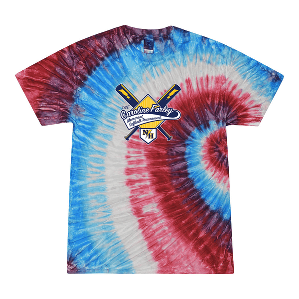 Tie Dyed T-shirt - Caroline Farley Memorial Softball Tournament 2026