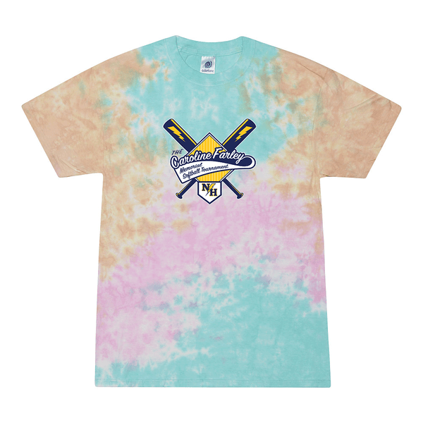 Tie Dyed T-shirt - Caroline Farley Memorial Softball Tournament 2026