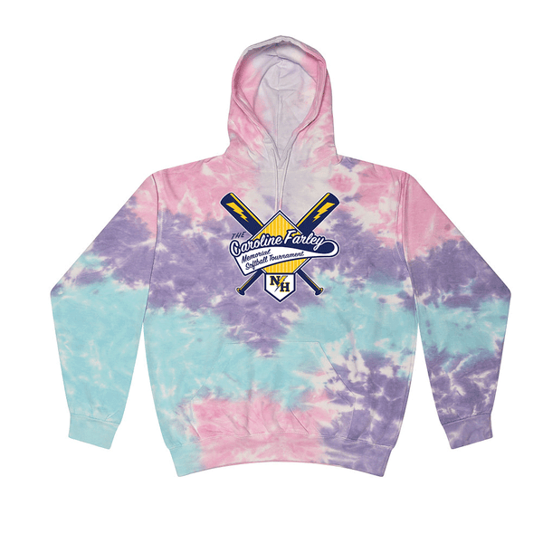 Tie Dyed Hoodie - Caroline Farley Memorial Softball Tournament 2025