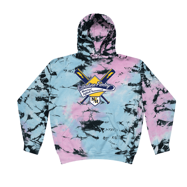 Tie Dyed Hoodie - Caroline Farley Memorial Softball Tournament 2026