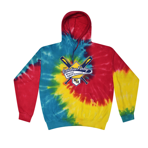 Tie Dyed Hoodie - Caroline Farley Memorial Softball Tournament 2025
