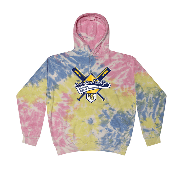 Tie Dyed Hoodie - Caroline Farley Memorial Softball Tournament 2025