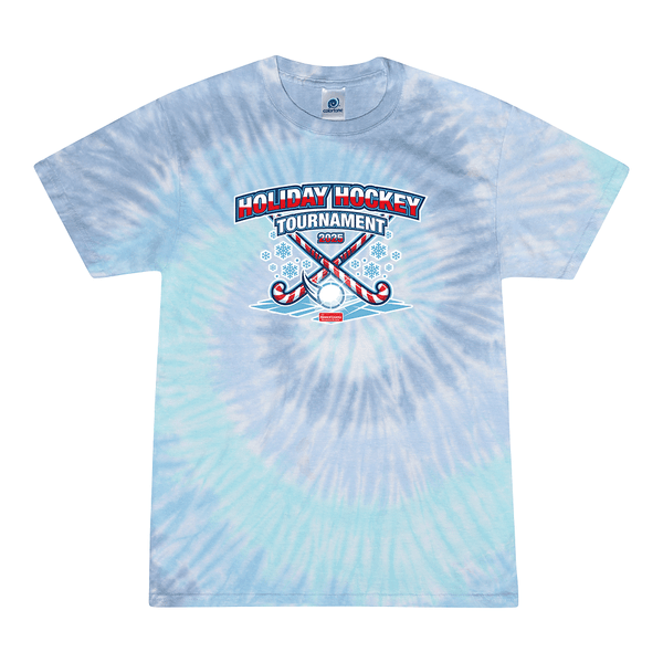 Tie Dyed T-shirt - 2025 Holiday Hockey Tournament