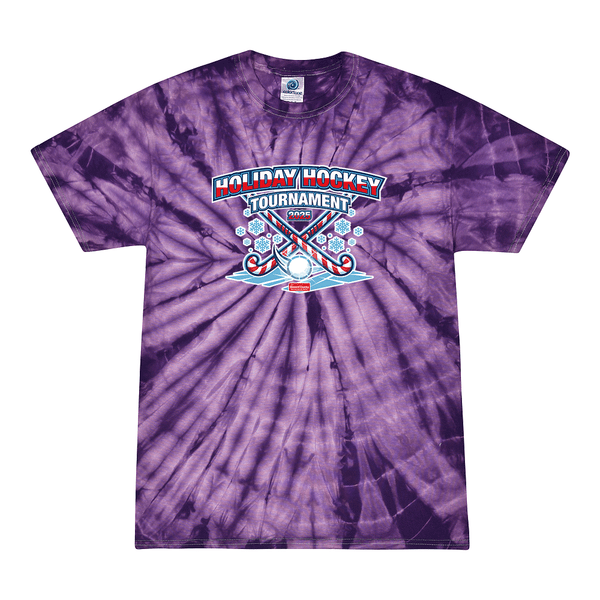 Tie Dyed T-shirt - 2025 Holiday Hockey Tournament