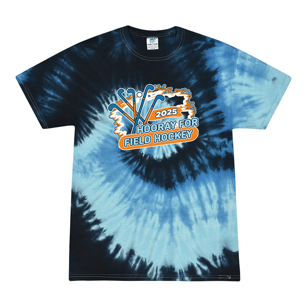Tie Dyed T-shirt - 2025 Hooray for Field Hockey