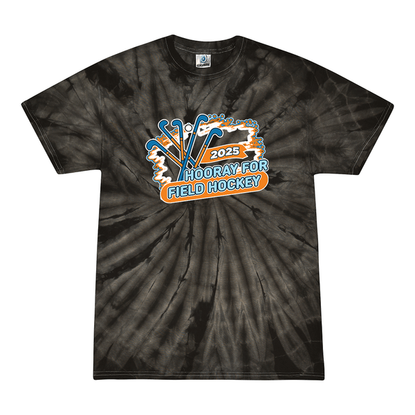 Tie Dyed T-shirt - 2025 Hooray for Field Hockey