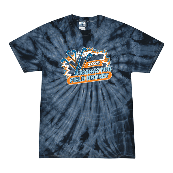 Tie Dyed T-shirt - 2025 Hooray for Field Hockey