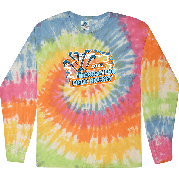 Tie Dyed Long Sleeve- 2025 Hooray For Field Hockey