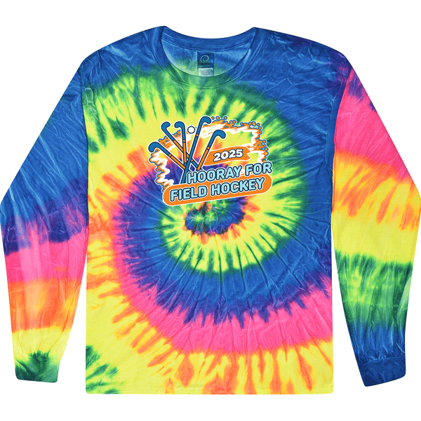 Tie Dyed Long Sleeve- 2025 Hooray For Field Hockey