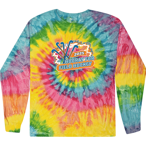 Tie Dyed Long Sleeve- 2025 Hooray For Field Hockey