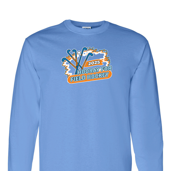 Solid Long Sleeve T-shirt - 2025 Hooray for Field Hockey