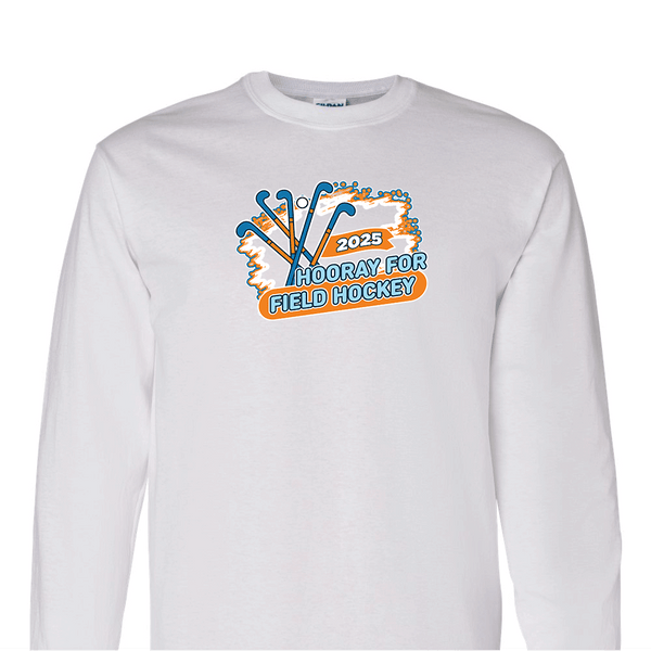 Solid Long Sleeve T-shirt - 2025 Hooray for Field Hockey