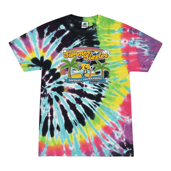 Tie Dyed T-shirt - 2025 Howard County Summer Sizzler