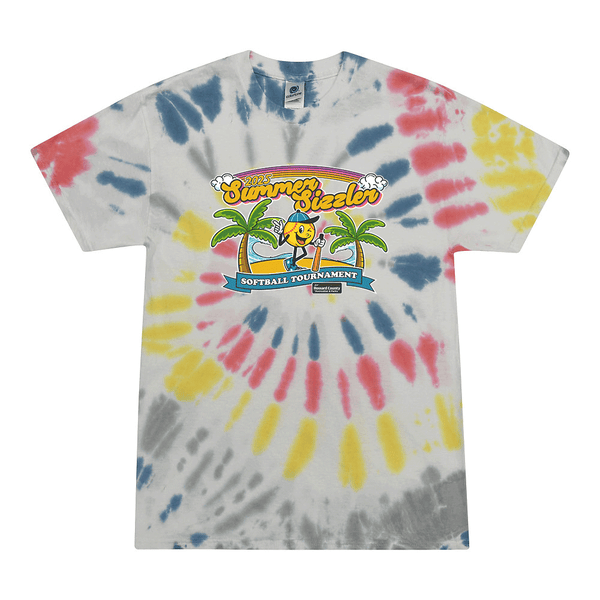 Tie Dyed T-shirt - 2025 Howard County Summer Sizzler