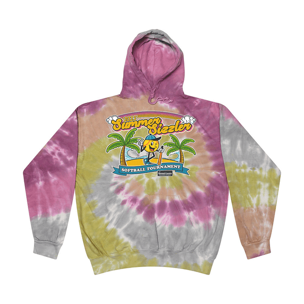 Tie Dyed Hoodie - 2025 Howard County Summer Sizzler