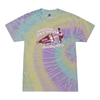 Tie Dyed T-shirt - 2025 Maroon & White Cheer
