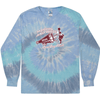 Tie Dyed Long Sleeve- 2025 Maroon & White Cheer