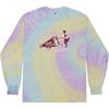 Tie Dyed Long Sleeve- 2025 Maroon & White Cheer