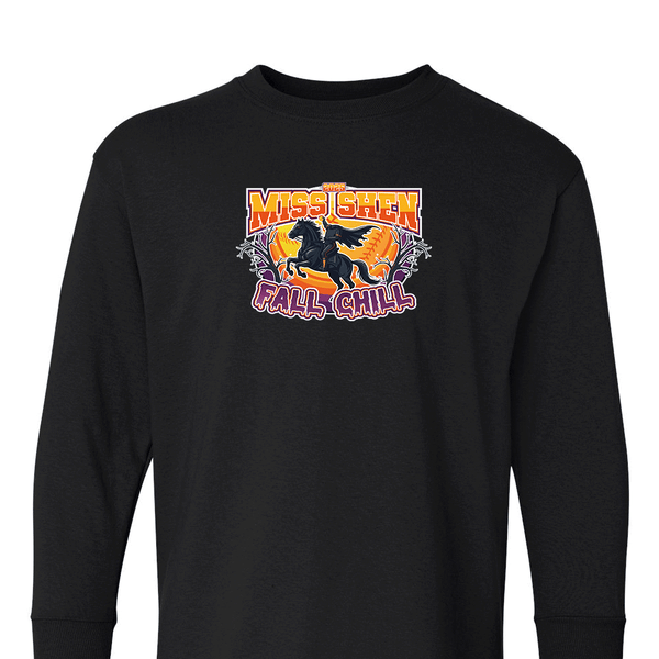 Solid Long Sleeve T-shirt - 2025 Miss Shen Fall Chill