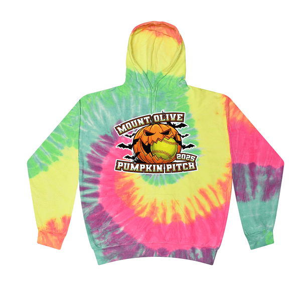 Tie Dyed Hoodie - Mount Olive Pumpkin Pitch 2025