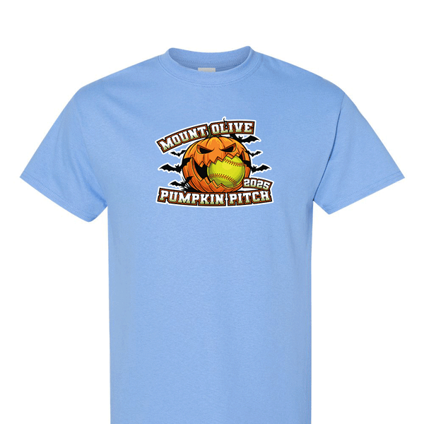 Solid Short Sleeve T-shirt - Mount Olive Pumpkin Pitch 2025