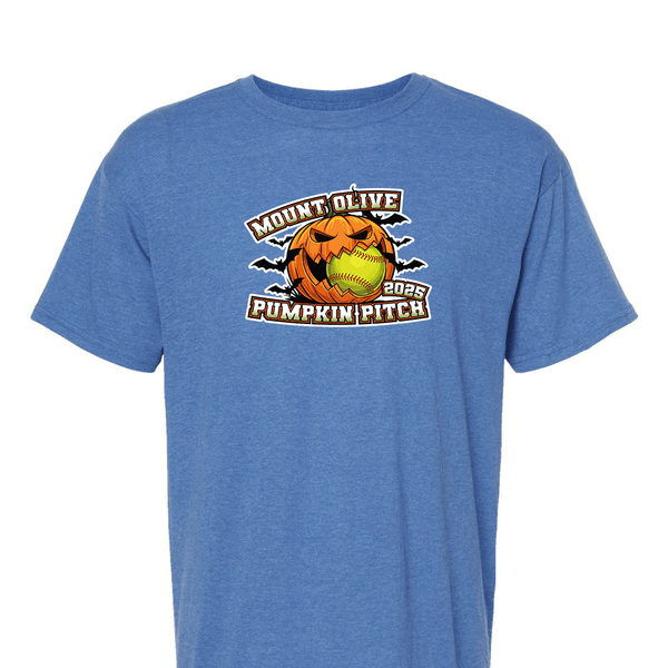 Solid Short Sleeve T-shirt - Mount Olive Pumpkin Pitch 2025