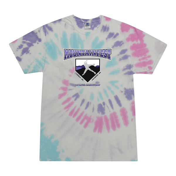 Tie Dyed T-shirt - 2025 Mountainfest Softball Tournament