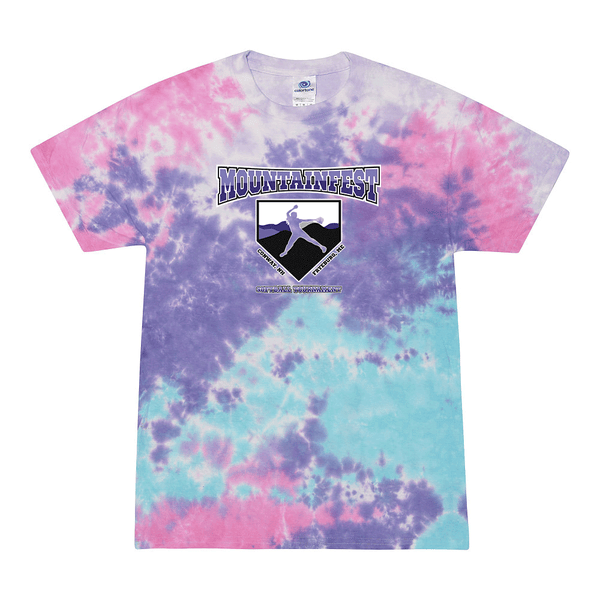Tie Dyed T-shirt - 2025 Mountainfest Softball Tournament