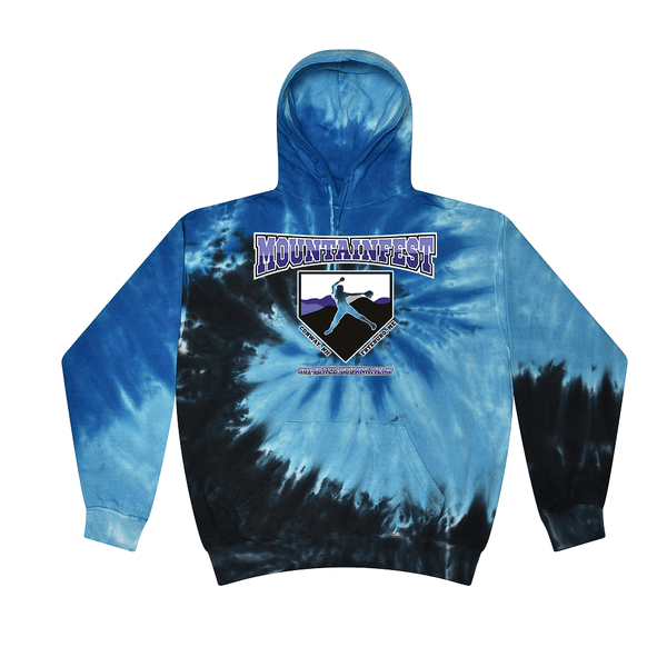 Tie Dyed Hoodie - 2025 Mountainfest Softball Tournament