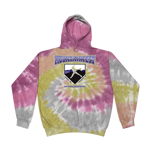 Tie Dyed Hoodie - 2025 Mountainfest Softball Tournament