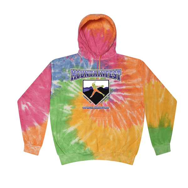 Tie Dyed Hoodie - 2025 Mountainfest Softball Tournament
