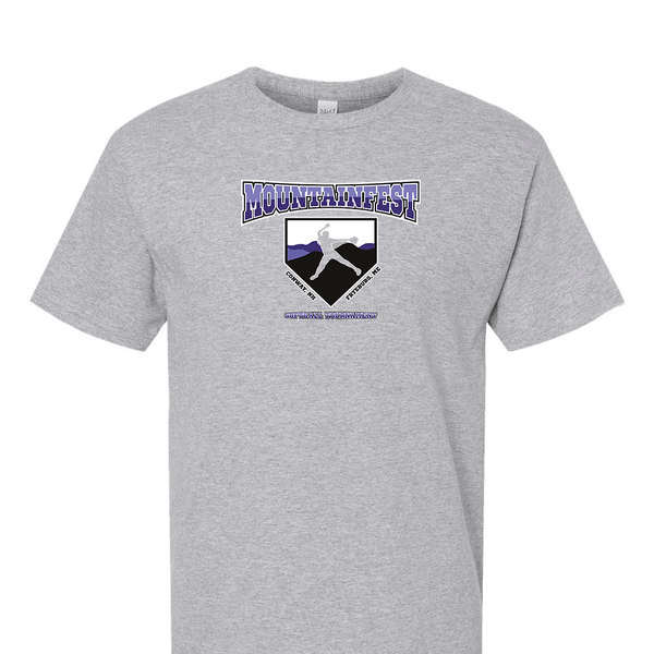 Solid Short Sleeve T-shirt - 2025 Mountainfest Softball Tournament