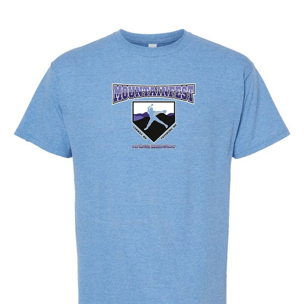 Solid Short Sleeve T-shirt - 2025 Mountainfest Softball Tournament