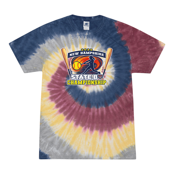 Tie Dyed t-shirt - 2025 New Hampshire State B Championship Softball Tournament