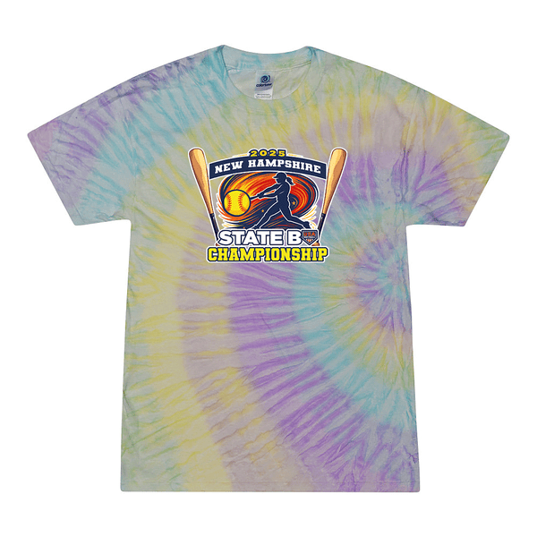 Tie Dyed t-shirt - 2025 New Hampshire State B Championship Softball Tournament