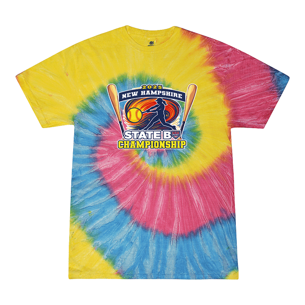 Tie Dyed t-shirt - 2025 New Hampshire State B Championship Softball Tournament
