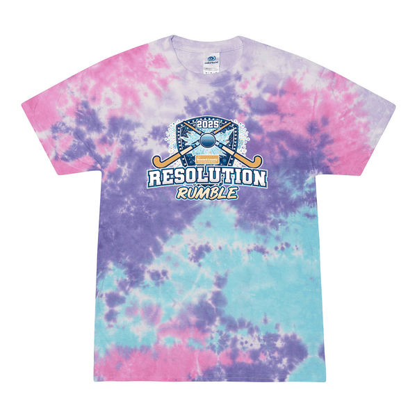 Tie Dyed T-shirt - 2025 Resolution Rumble