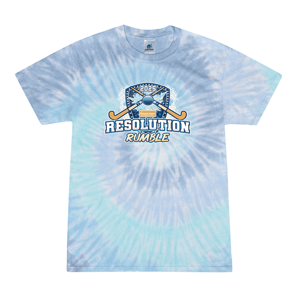Tie Dyed T-shirt - 2025 Resolution Rumble