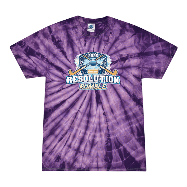 Tie Dyed T-shirt - 2025 Resolution Rumble